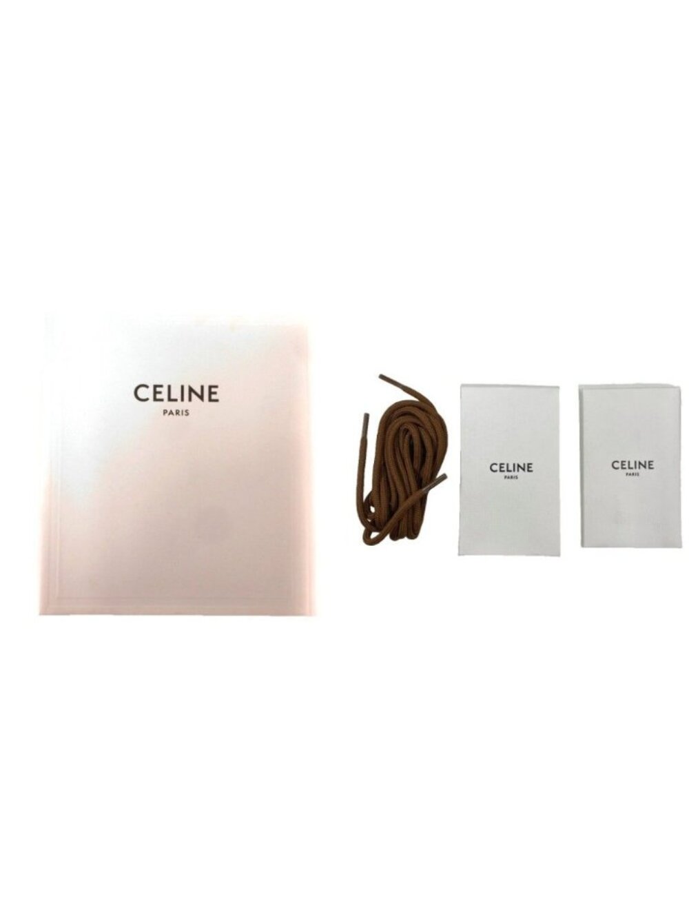 Celine Lace Up Boots Shoes Suede Leather 38 Yellow Brown - Picture 7 of 9